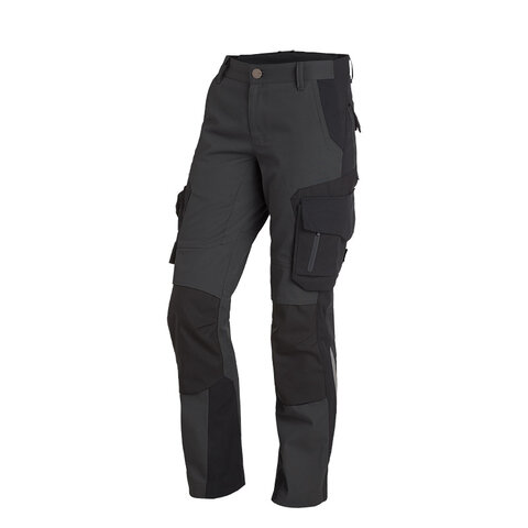 Robust arbejdsbuks i bomuld/polyester med Cordura-knælommer