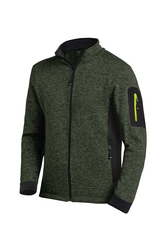 Herre fleecejakke i polyester – let, strækbar, lommer - Billede 9