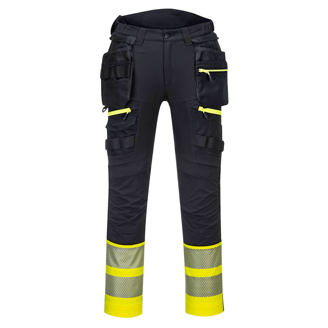 DX4 Hi-Vis arbejdsbukser – stretch og lårlommer