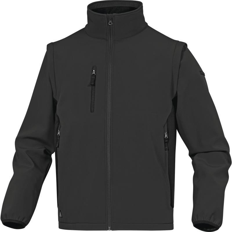 Softshell-arbejdsjakke med fleecefor – vandtæt TPU-membran