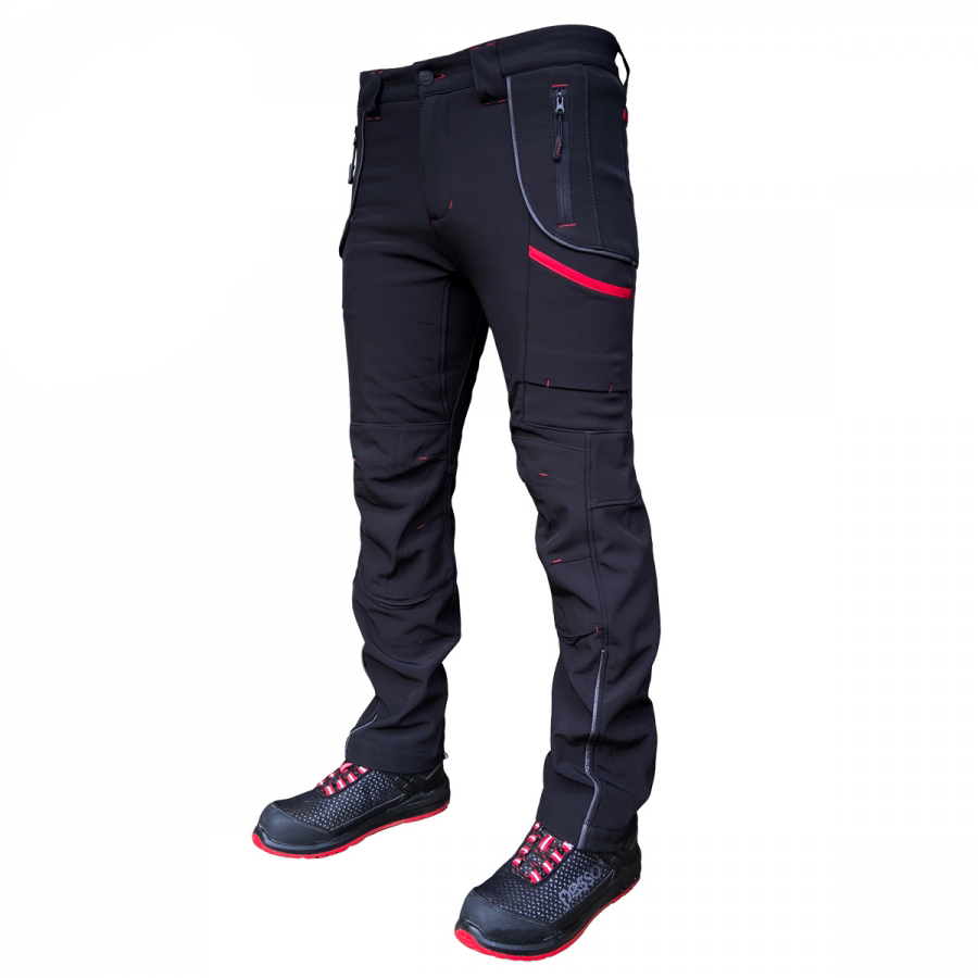 PESSO Nebraska softshell bukser – fleece, vandafvisende - Billede 2