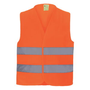 Signalvest med refleksstriber – velcrolukning, let og åndbar