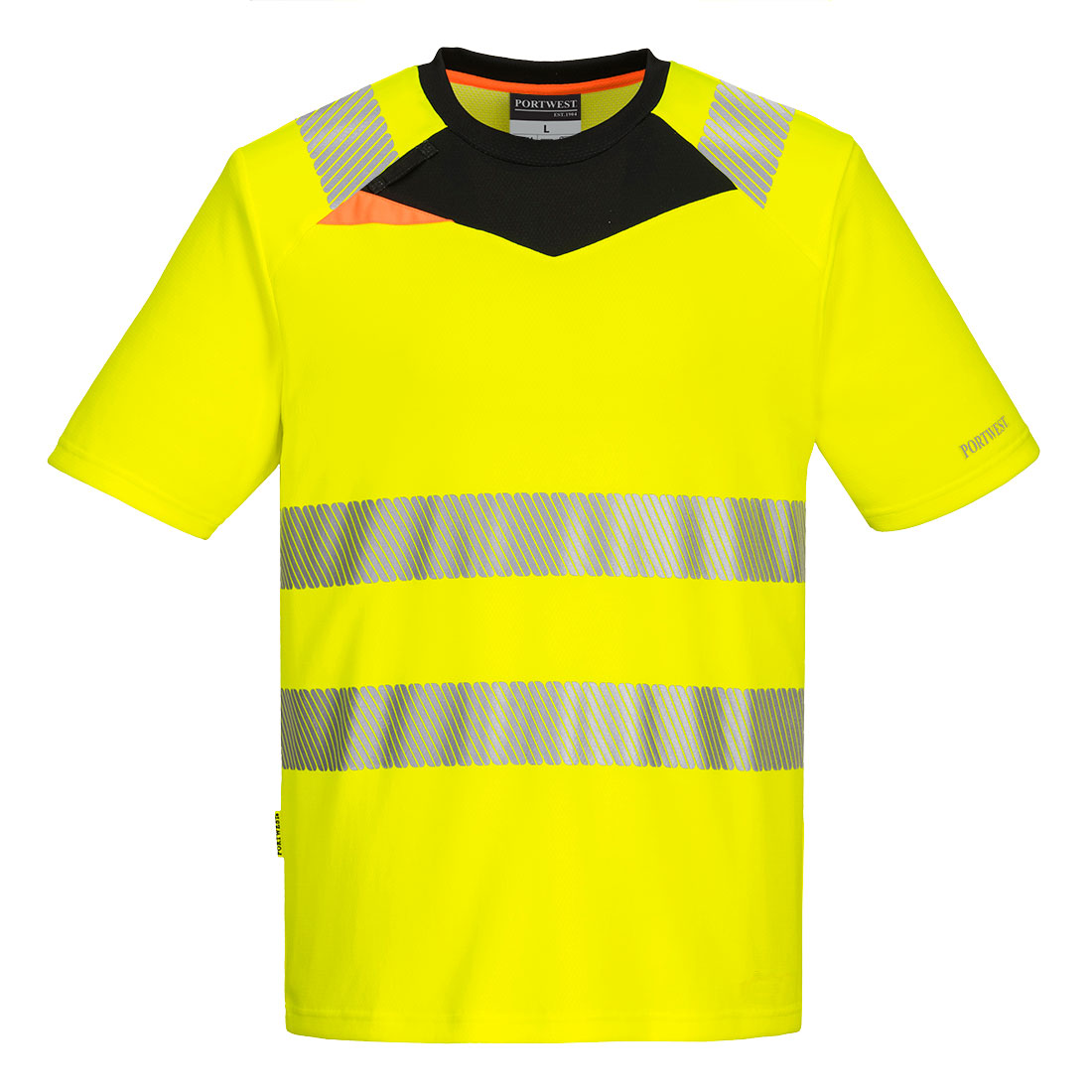 Hi-vis arbejdssweatshirt med refleksbånd – blød og robust - Billede 2