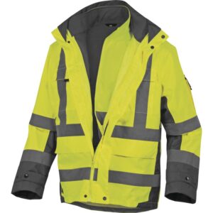 4-i-1 arbejdsjakke – vinterjakke/softshell/vest, klasse 3