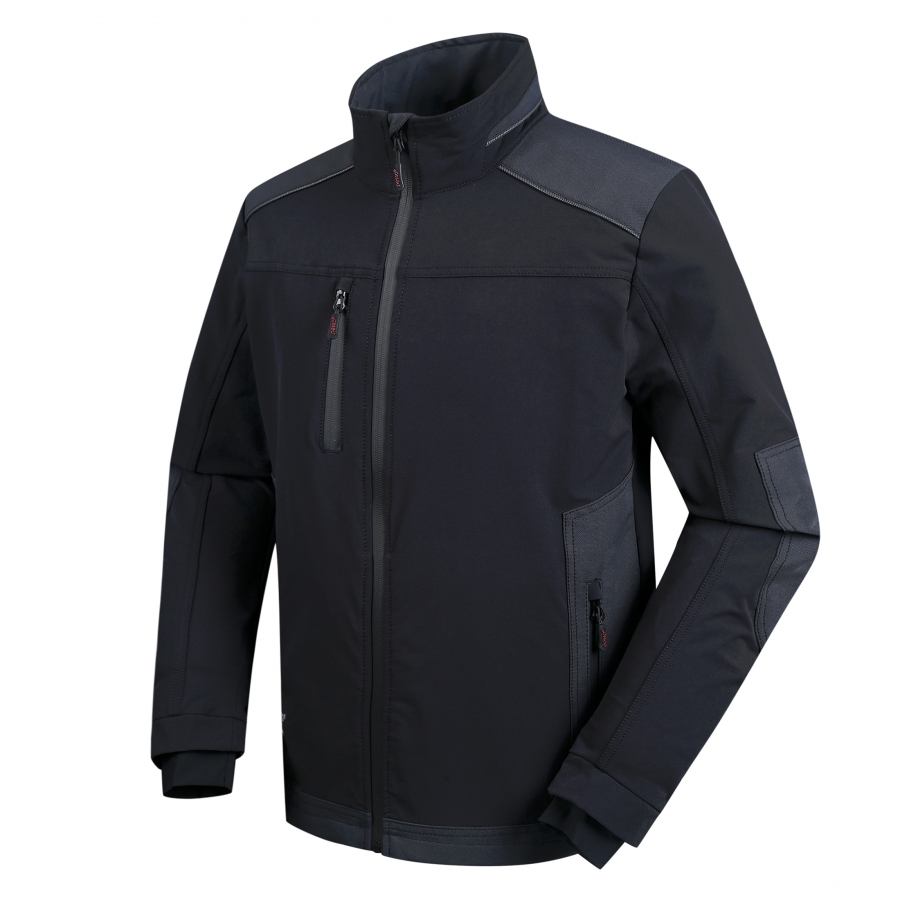 Arbejdsjakke i nylon/spandex – 4-vejs stretch, forstærket - Billede 2