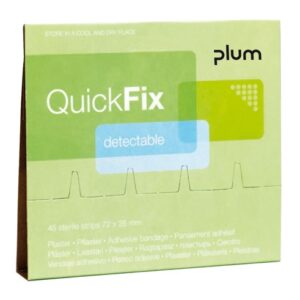 QUICKFIX detekterbart plaster til fødevarebranchen – vandtæt