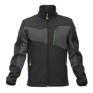 BoSafety softshell arbejdsjakke med fleece og forlænget lænd