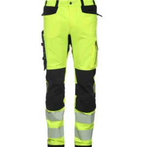 BoSafety arbejdsbukser 4-vejs stretch – CORDURA og HI-VIS