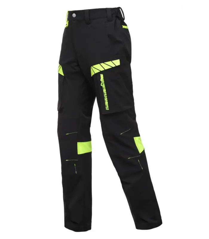 Hi‑Vis arbejdsbukser i nylon/spandex med CORDURA – elastiske lommer - Billede 2