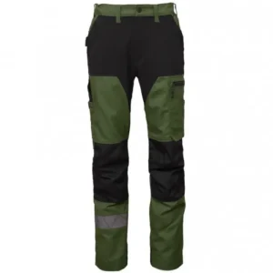 BoSafety arbejdsbukser genbrugs-poly/bomuld – CORDURA-knæ