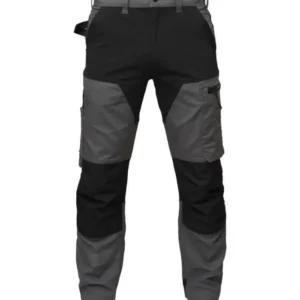 BoSafety arbejdsbukser genbrugs-poly/bomuld – CORDURA-knæ