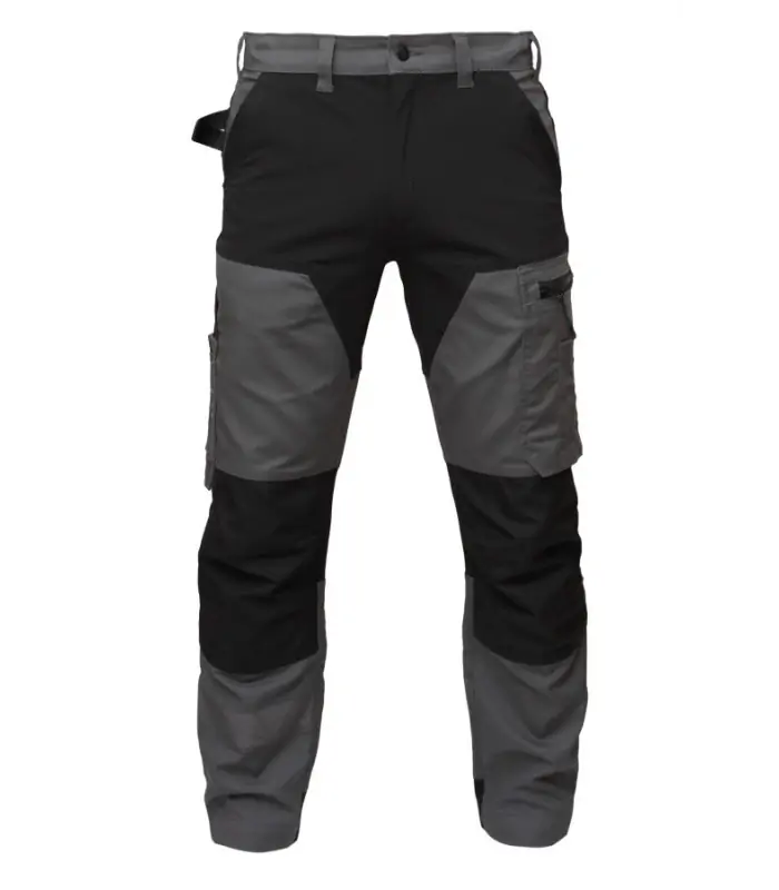 BoSafety arbejdsbukser genbrugs-poly/bomuld – CORDURA-knæ