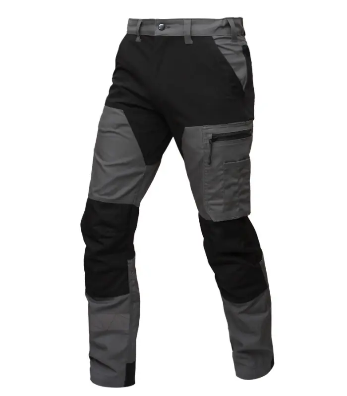 BoSafety arbejdsbukser genbrugs-poly/bomuld – CORDURA-knæ - Billede 2