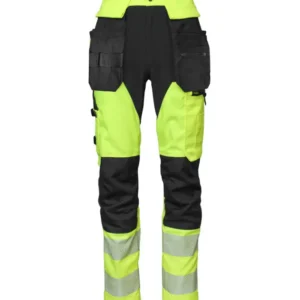 BoSafety arbejdsbukser høj synlighed – CORDURA forstærket