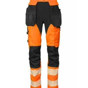 BoSafety hi-vis arbejdsbukser – genbrugsfiber og CORDURA