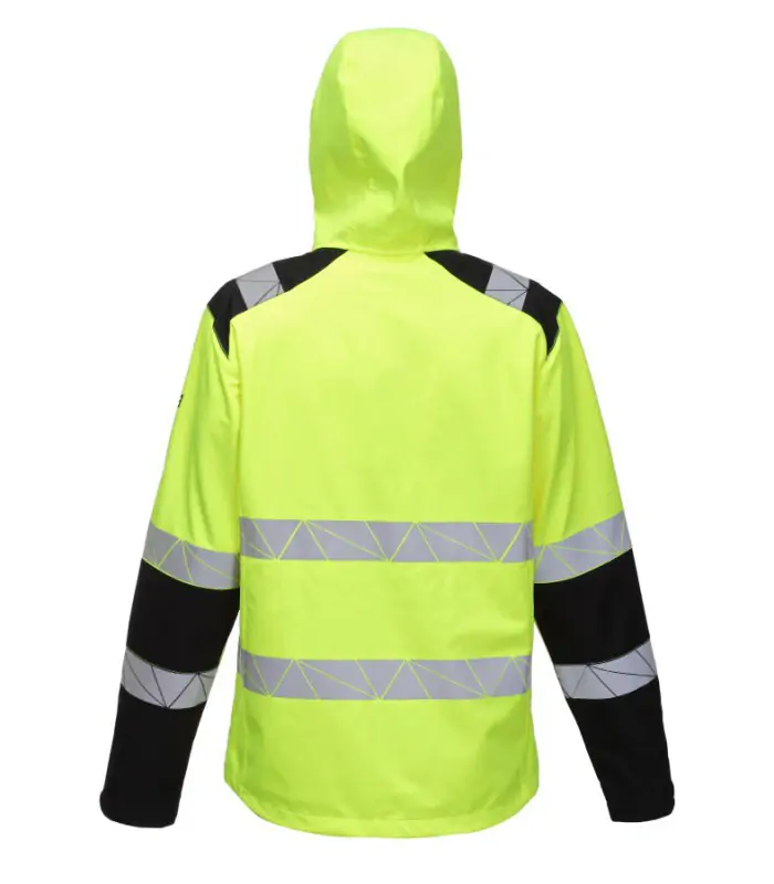 ATLAS Hi-Vis softshelljakke – EN ISO 20471 Klasse 2, vandtæt - Billede 3