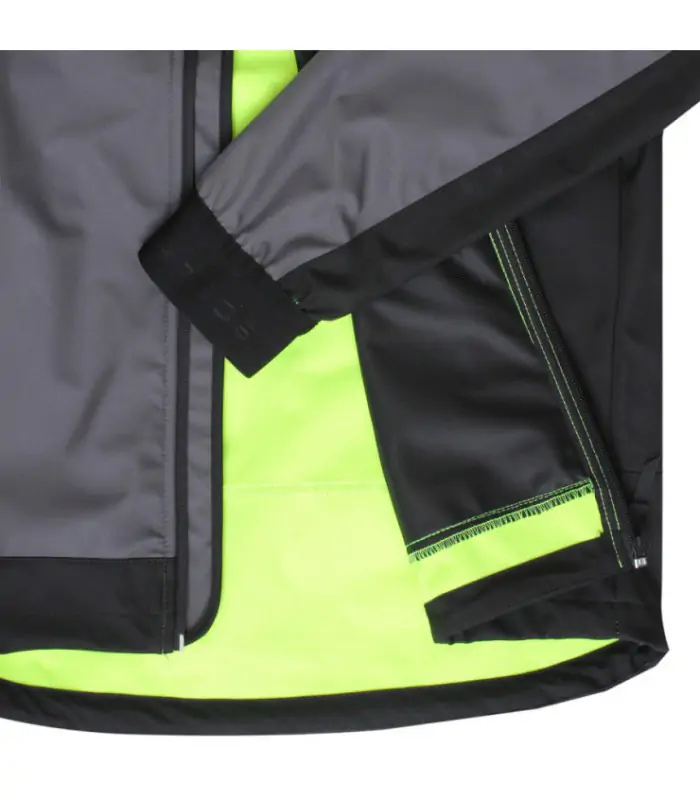 BoSafety softshell-arbejdsjakke, vandafvisende og synlig - Billede 4